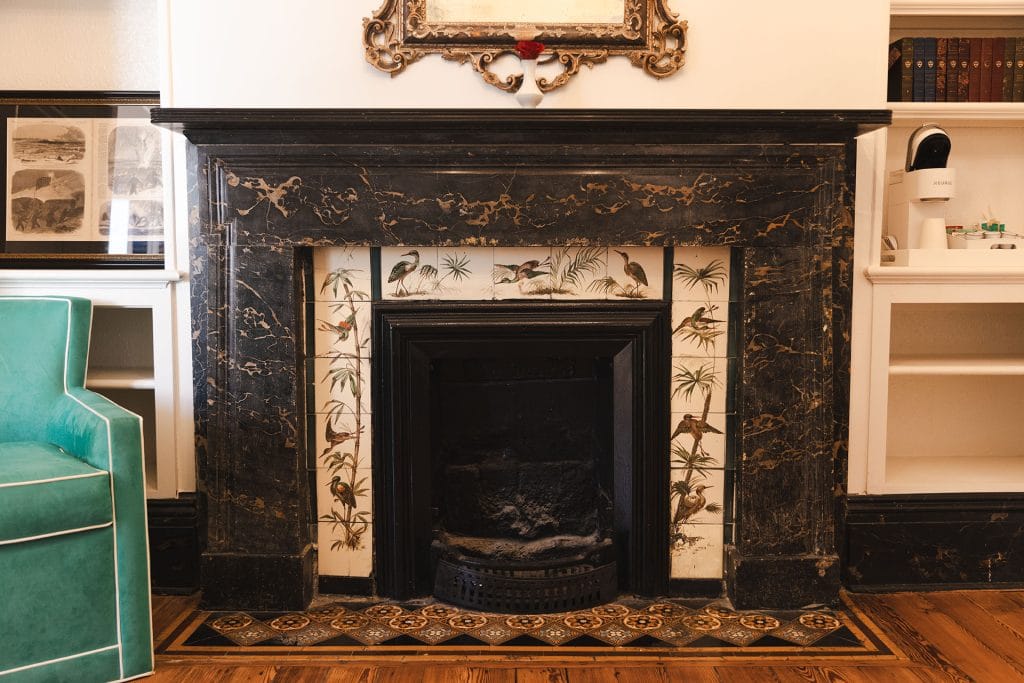 Lathers Suite fireplace